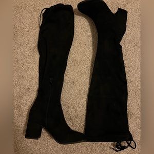 Thigh High Suede Boots